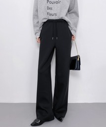 CHUN CHUN NOTES（チュンチュンノーツ）の「美脚ストレート・とろみワイドパンツ／3色展開（スウェットパンツ）」