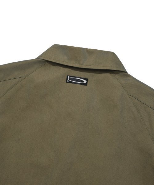 PHYSICAL DEPARTMENT（フィジカル デパートメント）の「カラー ブロック カーブ トラッカージャケット グリーン（デニムジャケット・レディース・その他・LARGE/MEDIUM/SMALL/X-LARGE）」の8枚目の写真