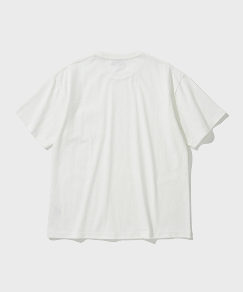 SHIRTER(シャーター)の「FINE COTTON OVERSIZE FIT T-SHIRT (WHITE)(Tシャツ/カットソー・メンズ・その他・SMALL/MEDIUM/LARGE)」の2枚目の写真