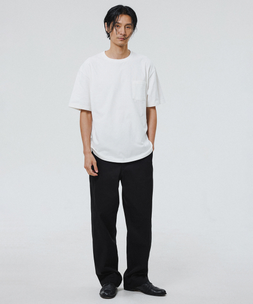 SHIRTER(シャーター)の「FINE COTTON OVERSIZE FIT T-SHIRT (WHITE)(Tシャツ/カットソー・メンズ・その他・SMALL/MEDIUM/LARGE)」の3枚目の写真