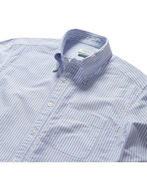 PRODESHIRT（プロデシャツ）の「[レギュラー] D-350 オックスフォードストライプシャツ (ブルー)（シャツ/ブラウス・メンズ・その他・SMALL/MEDIUM/LARGE/X-LARGE/XX-LARGE/M/L/L/XL）」の3枚目の写真