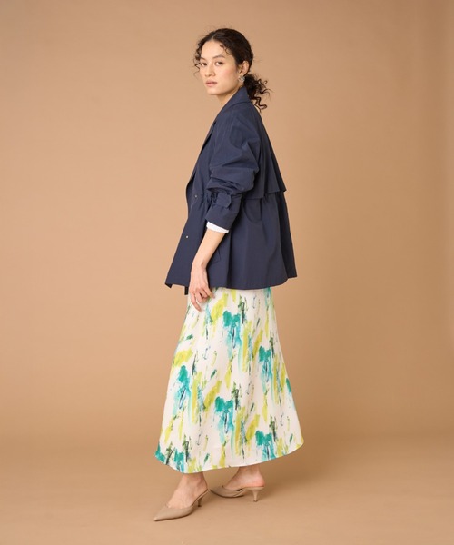 INED（イネド）の「プリントフレアスカート（スカート・レディース・グリーン系その他・7号/9号）」の7枚目の写真