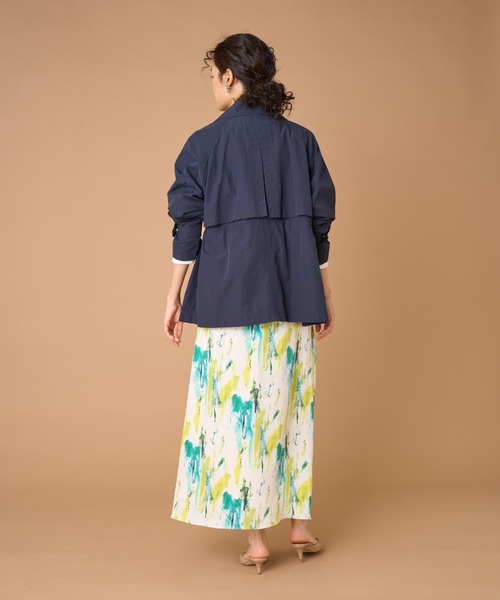 INED（イネド）の「プリントフレアスカート（スカート・レディース・グリーン系その他・7号/9号）」の8枚目の写真