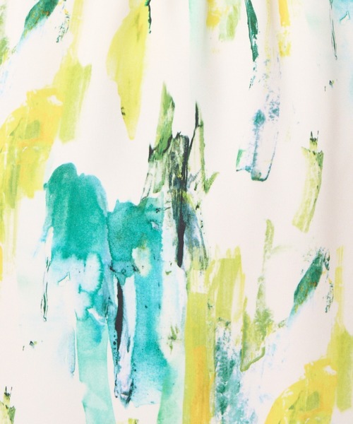 INED（イネド）の「プリントフレアスカート（スカート・レディース・グリーン系その他・7号/9号）」の14枚目の写真