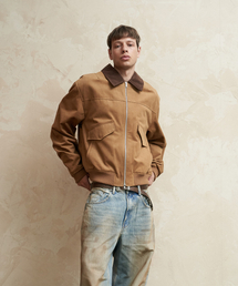 SPERONE（スペロネ）の「ディトロイトシャーリングボンバージャケット（キャメル）（MA-1）」