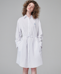 4111ワンピース型ロングシャツ(ホワイト)