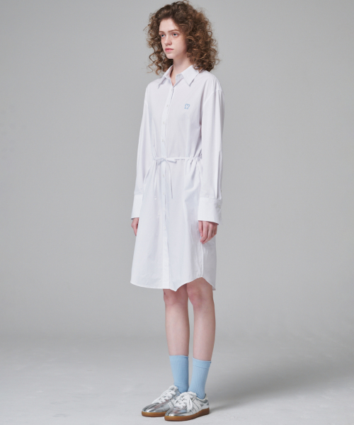 MALOUPE（マロップ）の「4111ワンピース型ロングシャツ(ホワイト)（シャツ/ブラウス・レディース・ホワイト・FREE）」の6枚目の写真