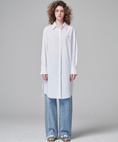 MALOUPE（マロップ）の「4111ワンピース型ロングシャツ(ホワイト)（シャツ/ブラウス・レディース・ホワイト・FREE）」の8枚目の写真