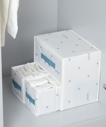 pyornim（ピョルニム）の「【26年春夏新作】ハート柄ファブリック折り畳み引き出し収納ボックス（収納グッズ）」