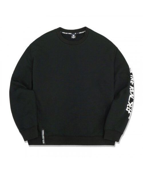 CORALIAN(コラリアン)の「スリーブレタリング裏起毛スウェットブラック(スウェット・メンズ・その他・MEDIUM/S/L/2XL/XL/4XL/5XL/XS/3XL)」の4枚目の写真