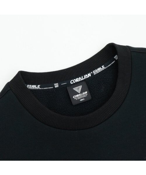 CORALIAN(コラリアン)の「スリーブレタリング裏起毛スウェットブラック(スウェット・メンズ・その他・MEDIUM/S/L/2XL/XL/4XL/5XL/XS/3XL)」の7枚目の写真