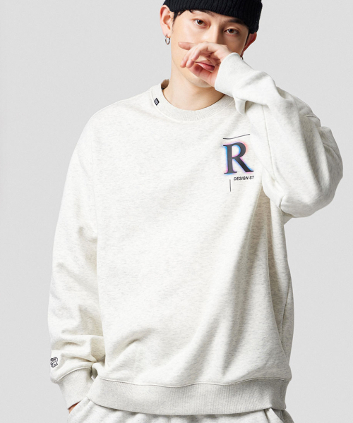 CORALIAN（コラリアン）の「イニシャルR 裏起毛スウェット（スウェット・メンズ・その他・S/M/L/2XL/XL/4XL/5XL/6XL/XS/3XL）」の2枚目の写真