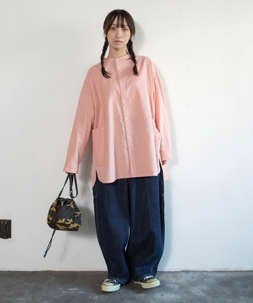 URCH RNA(アーチ アールエヌエー)の「R4427 フレンチワークのマルシェパンツ(デニムパンツ・レディース・ワンウォッシュ/ブラック・FREE)」の9枚目の写真