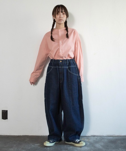 R4427 フレンチワークのマルシェパンツ（デニムパンツ）｜URCH RNA