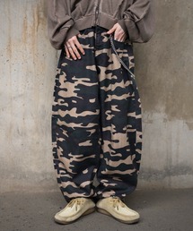 WEGO | WEGO/【26年春夏新作】チェーン付きバルーンパンツ(デニムパンツ)