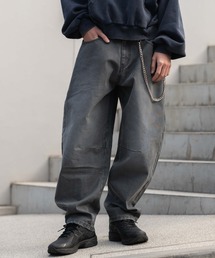 WEGO（ウィゴー）の「WEGO/【26年春夏新作】チェーン付きバルーンパンツ（デニムパンツ）」