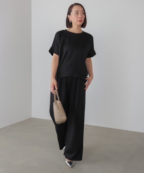 Bou Jeloud（ブージュルード）の「クリアダンボールセットアップ（つなぎ/オールインワン・レディース・ベージュ/ブラック・FREE）」の3枚目の写真