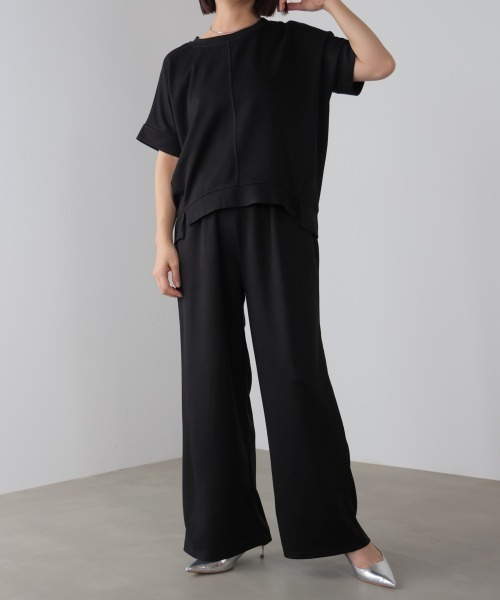 Bou Jeloud（ブージュルード）の「クリアダンボールセットアップ（つなぎ/オールインワン・レディース・ベージュ/ブラック・FREE）」の5枚目の写真