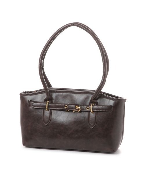 kutir（クティール）の「kutirlune／ベルトデザインバッグ（ハンドバッグ・レディース・ブラウン/ブラック・FREE）」の11枚目の写真