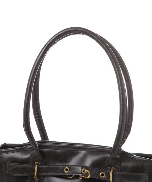 kutir（クティール）の「kutirlune／ベルトデザインバッグ（ハンドバッグ・レディース・ブラウン/ブラック・FREE）」の15枚目の写真