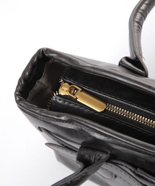 kutir（クティール）の「kutirlune／ベルトデザインバッグ（ハンドバッグ・レディース・ブラウン/ブラック・FREE）」の18枚目の写真