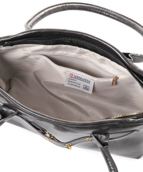 kutir（クティール）の「kutirlune／ベルトデザインバッグ（ハンドバッグ・レディース・ブラウン/ブラック・FREE）」の19枚目の写真