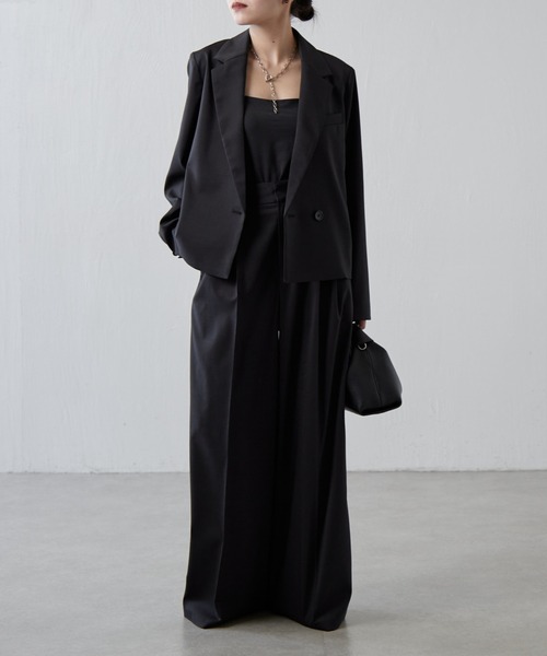 Lui's(ルイス)の「ツイミーツイルショートジャケット(テーラードジャケット・レディース・ブラック/ブラウン・FREE)」の22枚目の写真