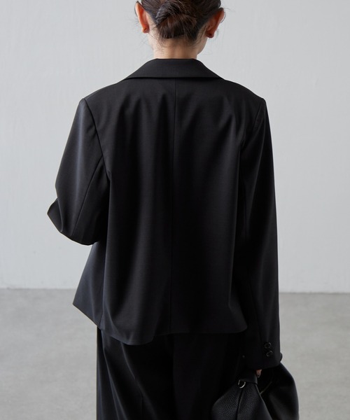 Lui's(ルイス)の「ツイミーツイルショートジャケット(テーラードジャケット・レディース・ブラック/ブラウン・FREE)」の20枚目の写真