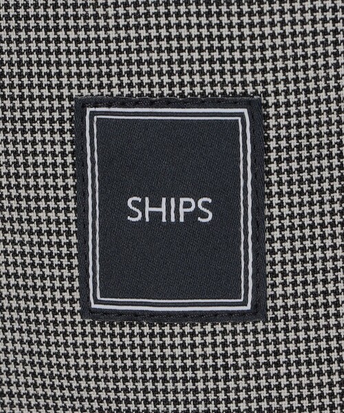 SHIPS（シップス）の「SHIPS:〈FUNCTION/洗濯機可能〉ウォッシャブル ハウンドトゥース ジャケット(セットアップ対応)（テーラードジャケット・メンズ・ブラック・48/46）」の5枚目の写真