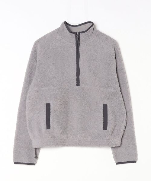 INNOCENT(イノセント)の「【T14】【BOXERCRAFT/ボクサークラフト】EVEREST PILE FLEECE HALF-ZIP(その他アウター・レディース・ブラック/グレー/チャコールグレー/ナチュラル・SMALL)」の3枚目の写真