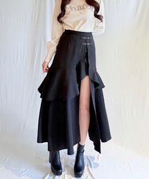 NOMAE（ノーマエ）の「ビットラッフルスリットスカート（スカート）」