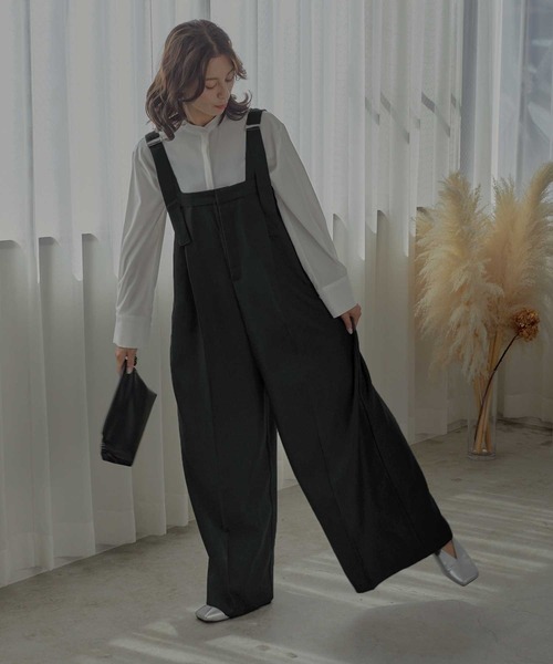 Bulue.（ブルー）の「【Bulue.】サロペット（サロペット/オーバーオール・レディース・ブラック・FREE）」の16枚目の写真