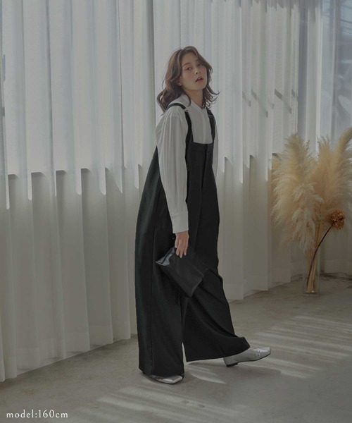 Bulue.（ブルー）の「【Bulue.】サロペット（サロペット/オーバーオール・レディース・ブラック・FREE）」の17枚目の写真