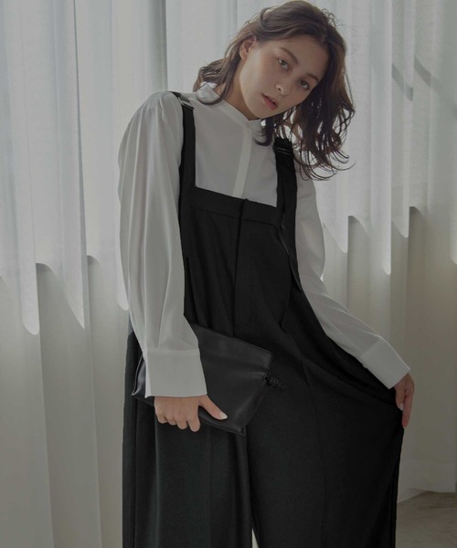 Bulue.（ブルー）の「【Bulue.】サロペット（サロペット/オーバーオール・レディース・ブラック・FREE）」の10枚目の写真