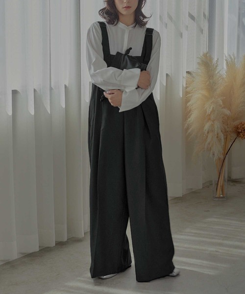 Bulue.（ブルー）の「【Bulue.】サロペット（サロペット/オーバーオール・レディース・ブラック・FREE）」の12枚目の写真