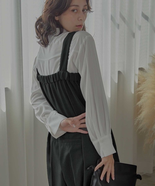 Bulue.（ブルー）の「【Bulue.】サロペット（サロペット/オーバーオール・レディース・ブラック・FREE）」の13枚目の写真