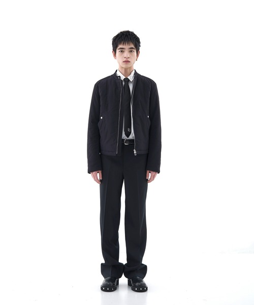 CONZ(コンズ)の「MOTORCYCLE PUFFER BLOUSON/ショート丈/ジャストフィット/CONZ/NVRFRGT(ブルゾン・メンズ・ブラック・3/1/2)」の13枚目の写真