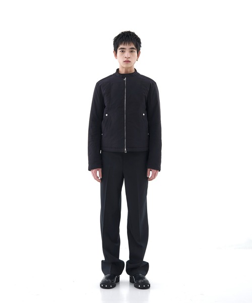 CONZ(コンズ)の「MOTORCYCLE PUFFER BLOUSON/ショート丈/ジャストフィット/CONZ/NVRFRGT(ブルゾン・メンズ・ブラック・3/1/2)」の14枚目の写真