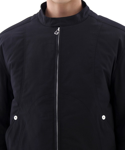 CONZ(コンズ)の「MOTORCYCLE PUFFER BLOUSON/ショート丈/ジャストフィット/CONZ/NVRFRGT(ブルゾン・メンズ・ブラック・3/1/2)」の17枚目の写真