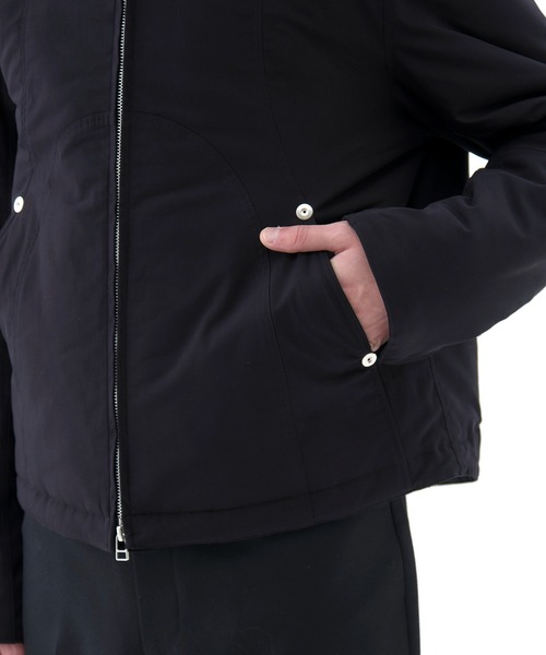 CONZ(コンズ)の「MOTORCYCLE PUFFER BLOUSON/ショート丈/ジャストフィット/CONZ/NVRFRGT(ブルゾン・メンズ・ブラック・3/1/2)」の19枚目の写真