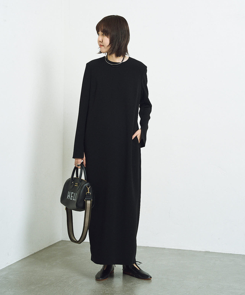 HARDY NOIR（アルディーノアール）の「《追加9》ダブルクロスミニマルロングドレス（ワンピース・レディース・ブラック・36/34/42/40/38）」の21枚目の写真