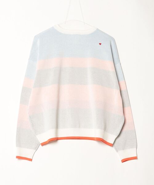 DOUBLE STANDARD CLOTHING（ダブルスタンダードクロージング）の「ハバナサンセット ジャガードニット（ニット/セーター・レディース・オフホワイト・FREE）」の2枚目の写真