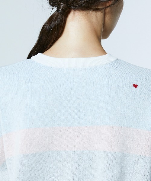 DOUBLE STANDARD CLOTHING（ダブルスタンダードクロージング）の「ハバナサンセット ジャガードニット（ニット/セーター・レディース・オフホワイト・FREE）」の10枚目の写真