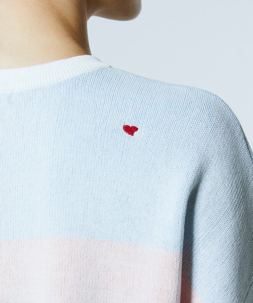 DOUBLE STANDARD CLOTHING（ダブルスタンダードクロージング）の「ハバナサンセット ジャガードニット（ニット/セーター・レディース・オフホワイト・FREE）」の11枚目の写真