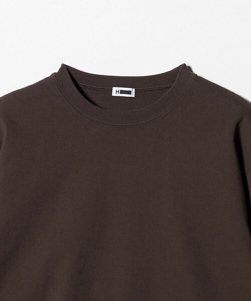 H　BEAUTY&YOUTH UNITED ARROWS（エイチビューティーアンドユースユナイテッドアローズ）の「＜H＞コットン ボリュームスリーブ プルオーバー（Tシャツ/カットソー・レディース・ライトグレー/ダークブラウン・FREE）」の7枚目の写真