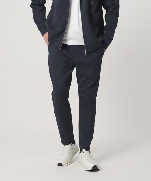 BEAUTY&YOUTH UNITED ARROWS（ビューティーアンドユースユナイテッドアローズ）の「【WEB限定 WARDROBE SMART】ダブルニット イージーパンツ/セットアップ対応【抗菌・防臭】（その他パンツ・メンズ・ダークグレー/その他1/ブラック/グレー/ネイビー・S/M/L/XL）」の4枚目の写真