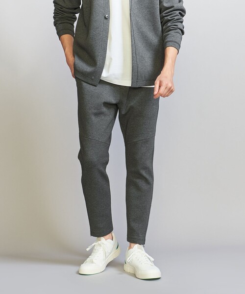 WEB限定 WARDROBE SMART】ダブルニット イージーパンツ/セットアップ