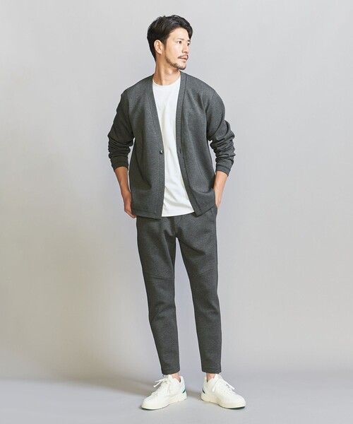 BEAUTY&YOUTH UNITED ARROWS(ビューティーアンドユースユナイテッドアローズ)の「【WEB限定 WARDROBE SMART】ダブルニット イージーパンツ/セットアップ対応【抗菌・防臭】(その他パンツ・メンズ・ダークグレー/その他1/ブラック/グレー・S/M/L/XL)」の5枚目の写真