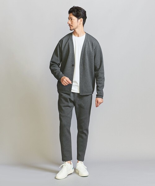 BEAUTY&YOUTH UNITED ARROWS(ビューティーアンドユースユナイテッドアローズ)の「【WEB限定 WARDROBE SMART】ダブルニット イージーパンツ/セットアップ対応【抗菌・防臭】(その他パンツ・メンズ・ダークグレー/その他1/ブラック/グレー・S/M/L/XL)」の6枚目の写真