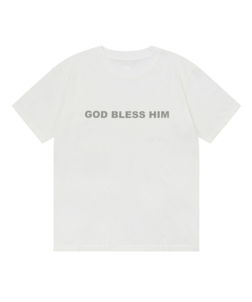 chancechance(チャンスチャンス)の「GOD BLESS HIM T-SHIRT(Tシャツ/カットソー・レディース・その他・SMALL/MEDIUM/LARGE)」の2枚目の写真